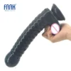 28.5cm 5.3cm Long Foreskin Dildo Anal Plug Rubber Penis Toys Sex Adult Weird Dildo Foreskin for Women