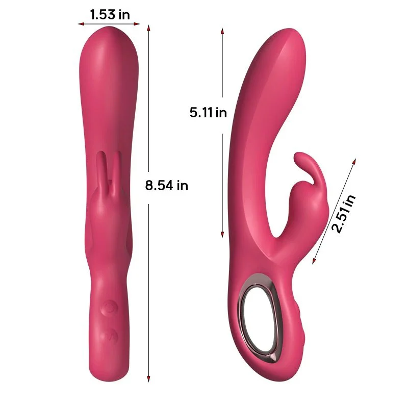 IPX7 Waterproof 10 Frequencies Vibration Rabbit Vibrators Wand Women Masturbation Sex Toys