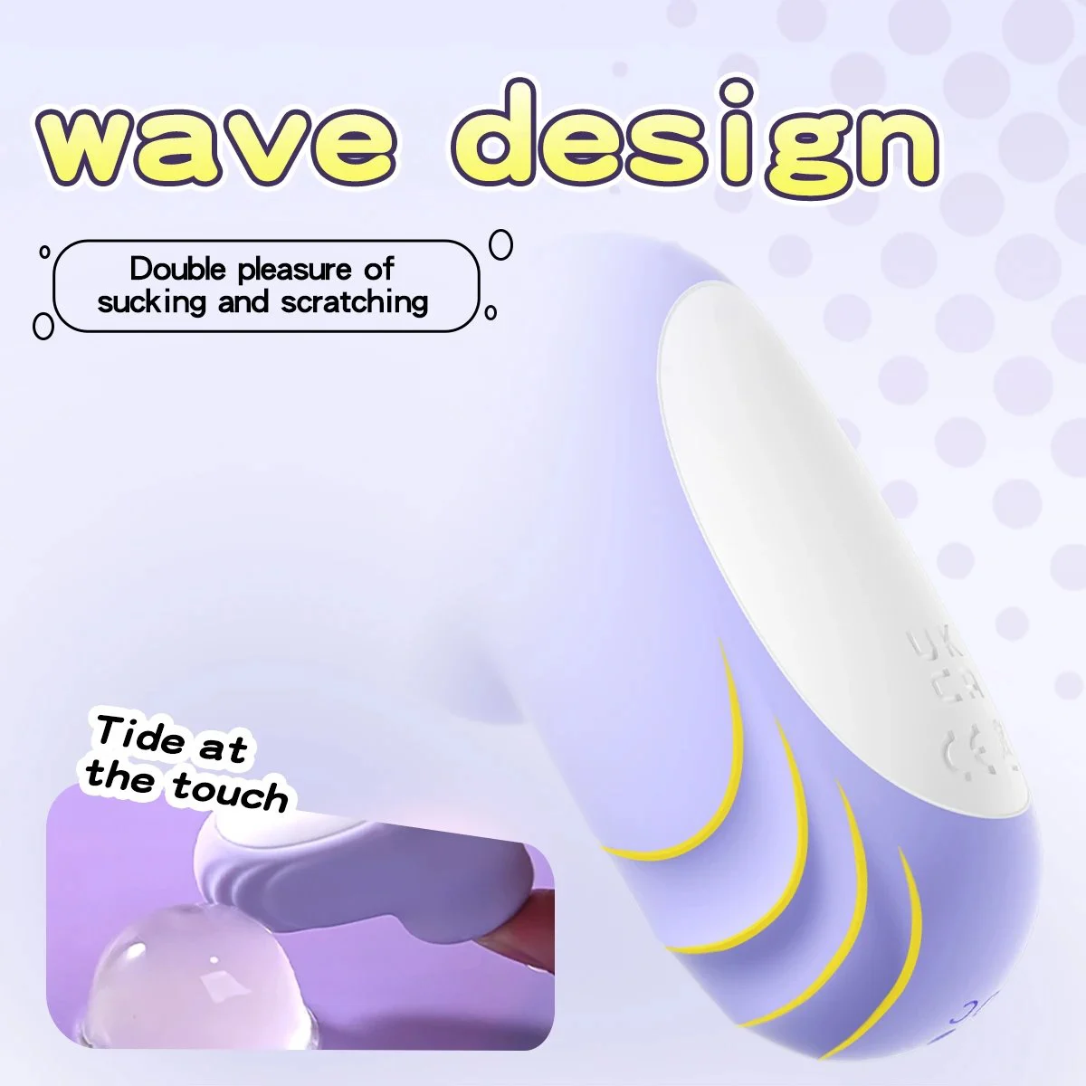 Gelances Sucking Vibrator with Suction Clitoral Stimulation 10 Modes Dildo for Women Sex Toy