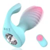 Remote Control Vibrating Anal Butt Plug Silicone Anus Prostate Massager Electric Shock Anal Vibrator for Women