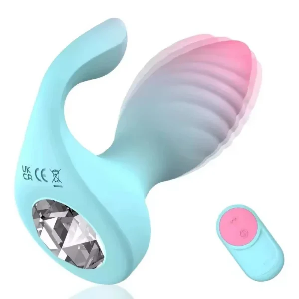 Remote Control Vibrating Anal Butt Plug Silicone Anus Prostate Massager Electric Shock Anal Vibrator for Women