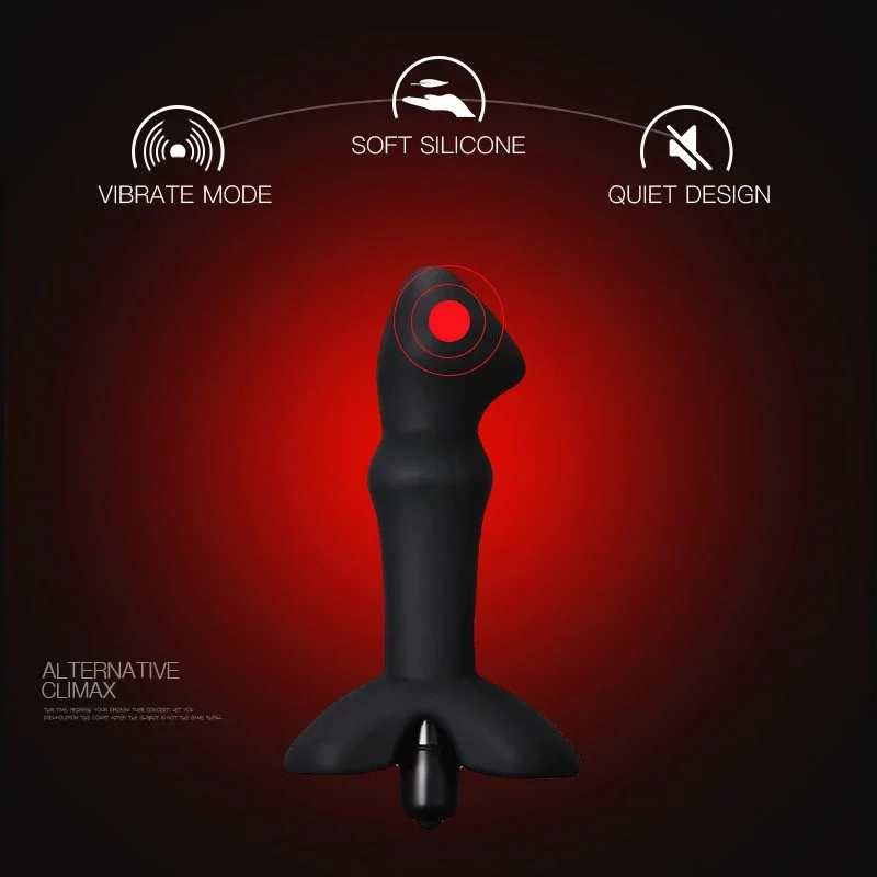 Soft Silicone Prostate Massager 10 Powerful Vibration Anal Plug Vibrators Sex Toys