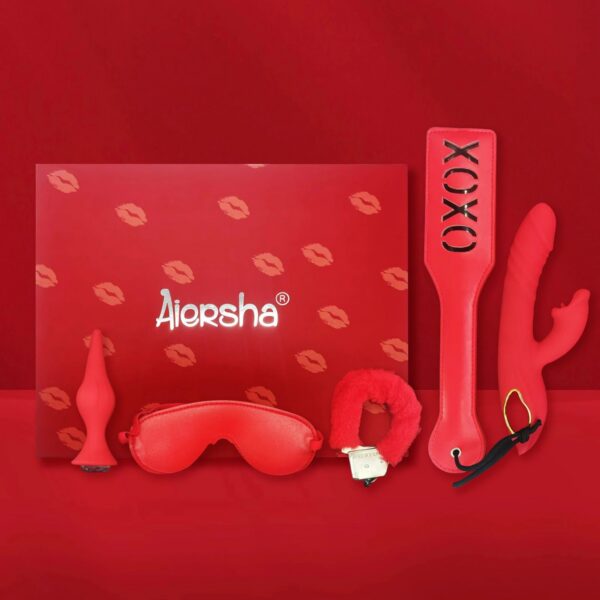 Crimson Desire Night BDSM Adult Lovers Sex Toy Gift Sets Rabbit Vibrators