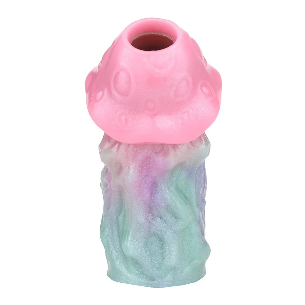 Silicone Dildo Sleeve Opening Design Fantasy Series Adult Sex Toys Internal Texture to Increase the Experience to Wear Firmly