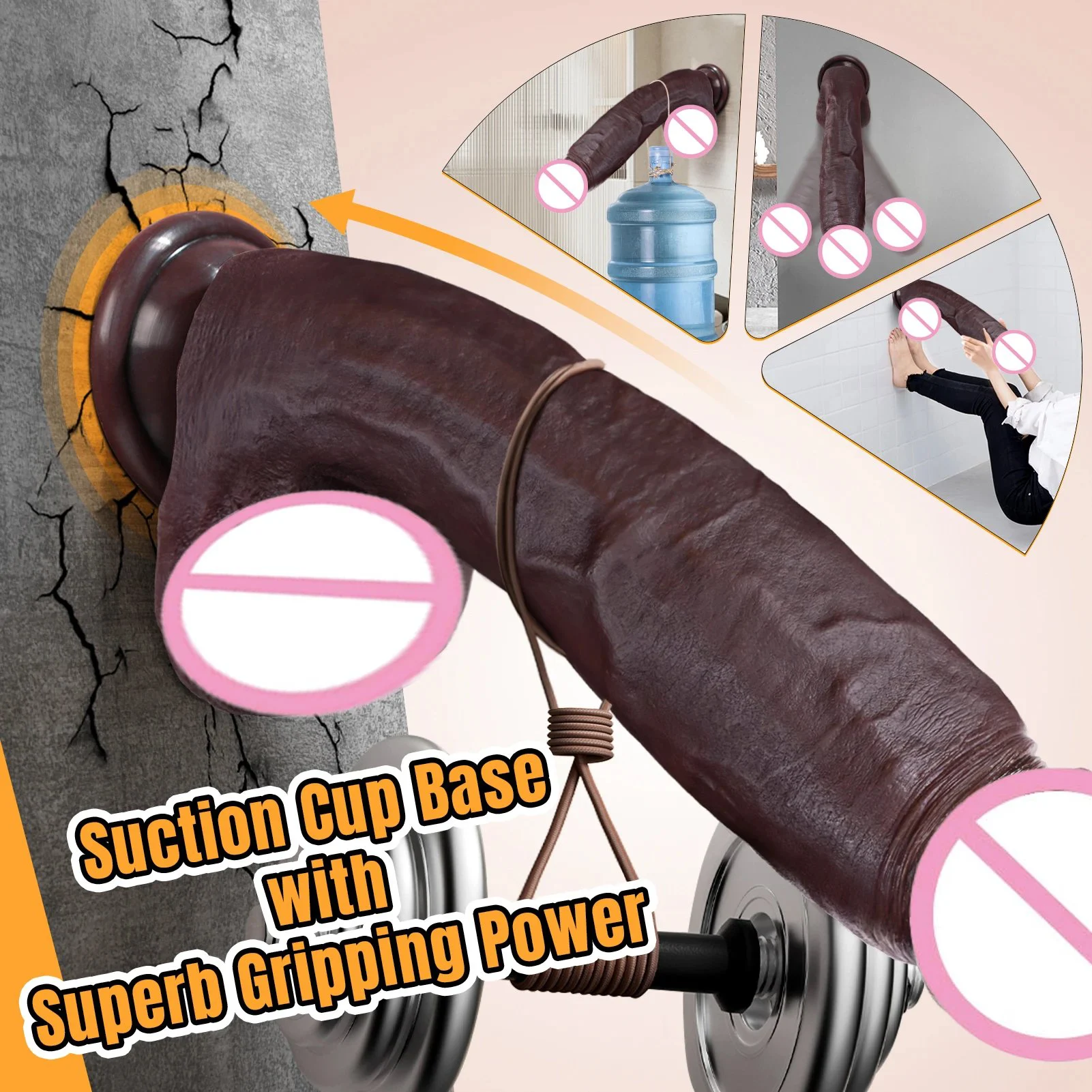 11 Inch Monster Huge Male Dildo Realistic Black Flesh Color Coffee Design Soft Liquid Silicone Sex Toy for Adults Made