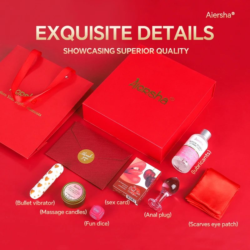 Luxury Valentines Day Intimate Gift Adult Romantic Erotic Lovers Sex Toys Products Sets
