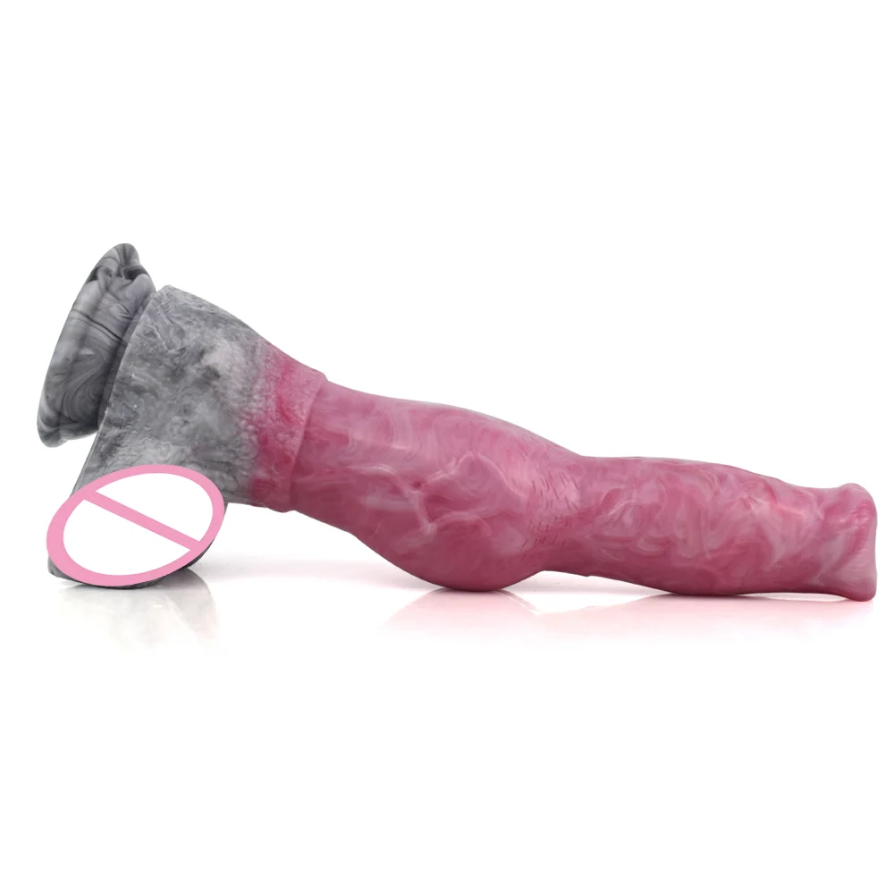 10 inch Realistic Dog Dildo Animal Dildo Gory Sex Tool G-spot Stimulation Sex Toy Large Dog Dick for Women