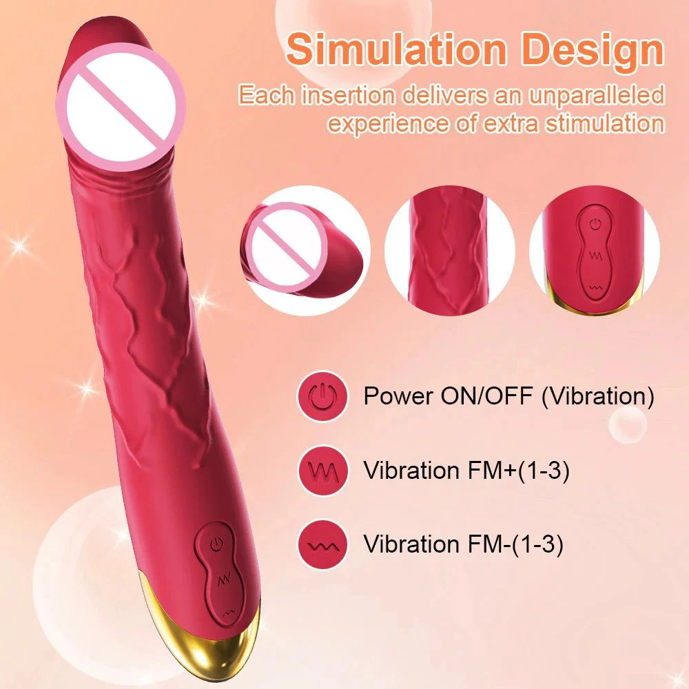 Powerful Female Masturbation 10 Modes USB G Spot Realistic Dildo Vibrator Sex Toys for Women