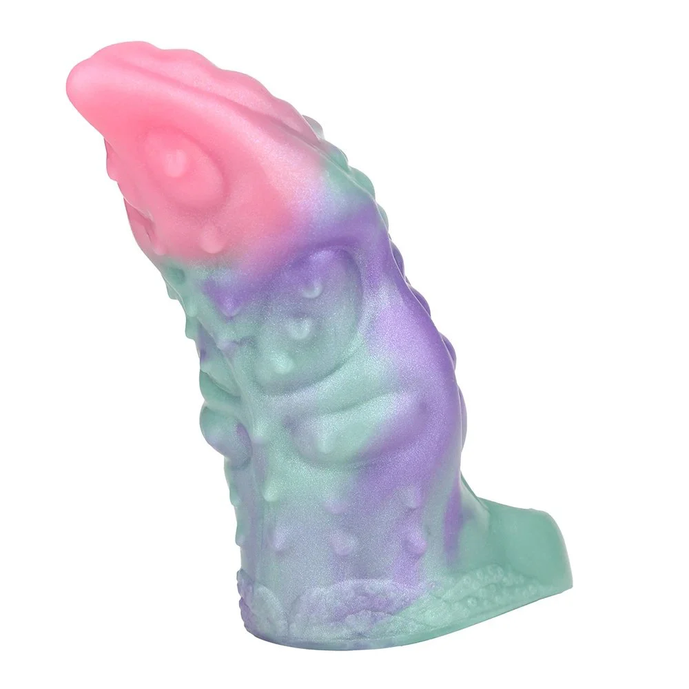 Open Design Internal Raised Textured Male Penis Extender, Fantasy Series Silicone Dildo Sleeve