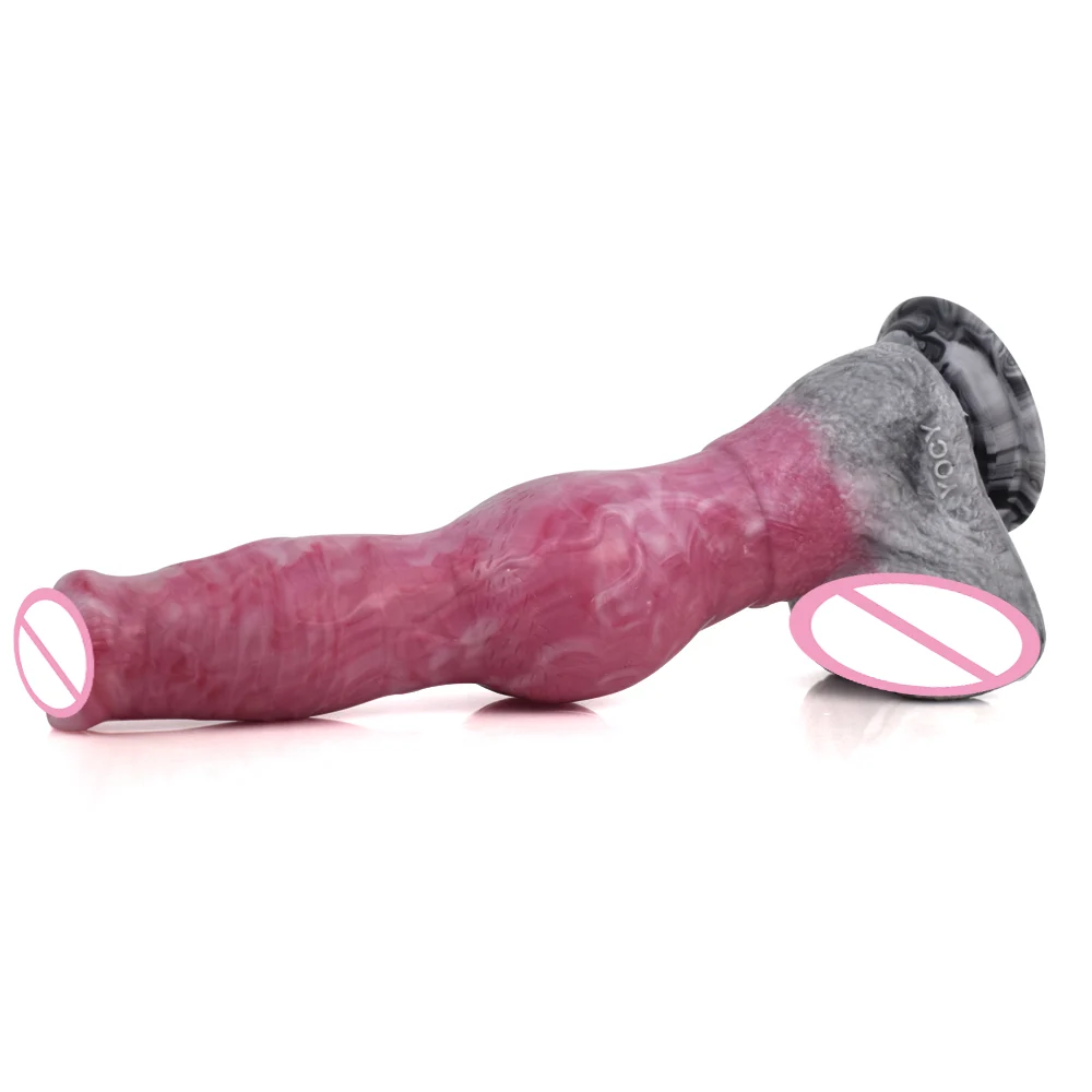 10 inch Realistic Dog Dildo Animal Dildo Gory Sex Tool G-spot Stimulation Sex Toy Large Dog Dick for Women