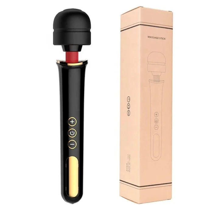 Powerful Multi-Frequency Nipple and Back Wand Body Massage Vibrator USB Supplied for G-Spot and Vaginal Stimulation