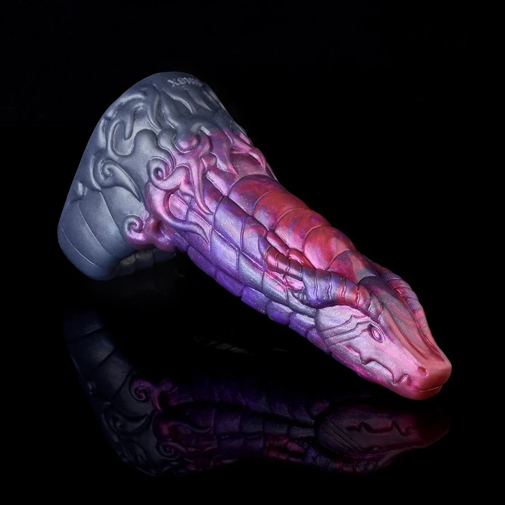 Soft Liquid Silicone Cock Sleeves Fantasy Monster Sleeve Reusable and Wearable Penis Sheath Male Sex Toy Extender for Man