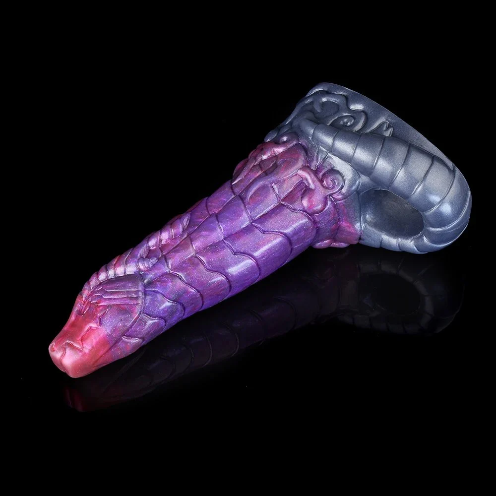Soft Liquid Silicone Cock Sleeves Fantasy Monster Sleeve Reusable and Wearable Penis Sheath Male Sex Toy Extender for Man
