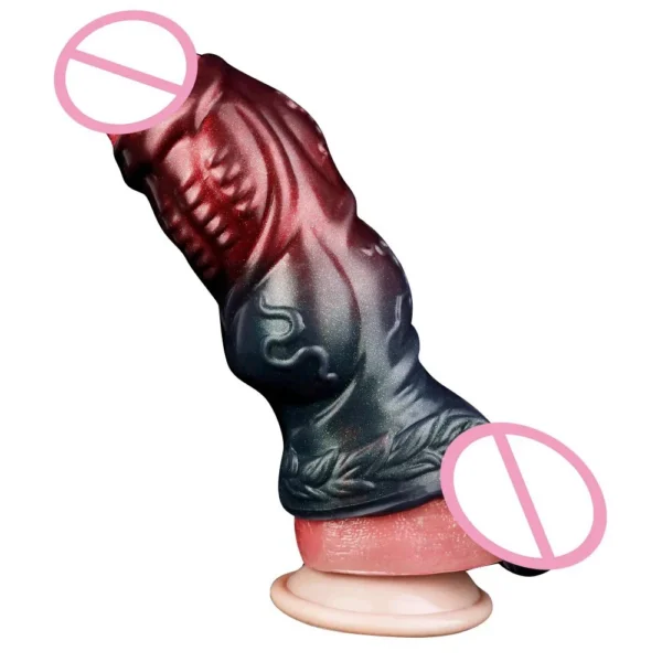 Size up Male Penis Condom, Not Easy to slip off No Trace to Wear the Soft Male Toys Fantasy Dildo Cover for Men