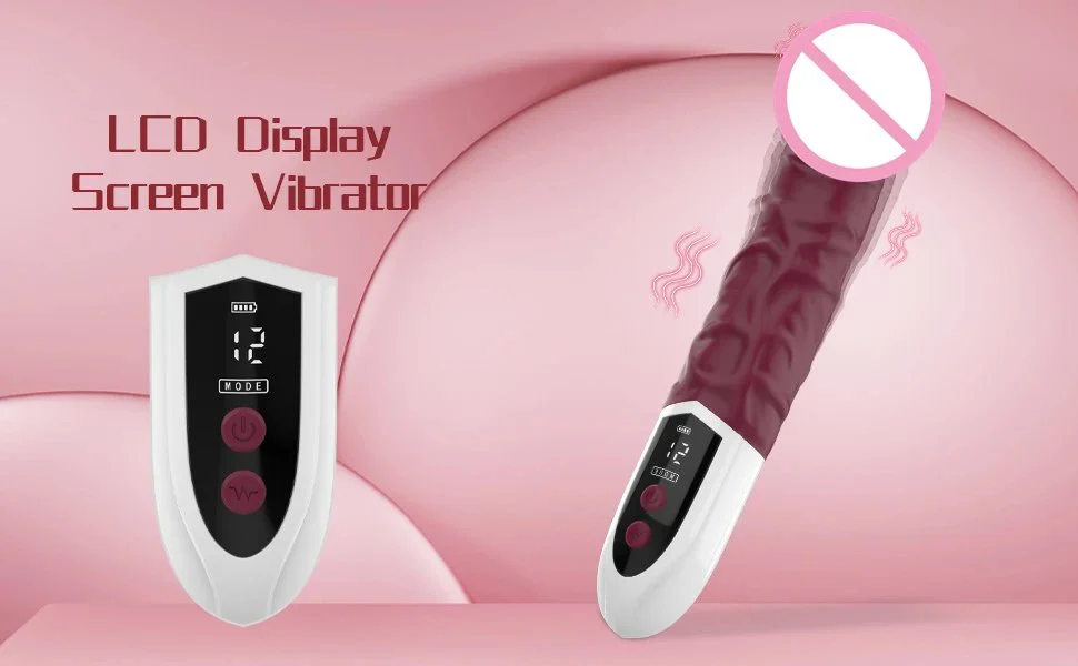 Gelance LCD Screen Vibrator 12 Vibration Modes Dildo Sex Toys for Woman Adult Toys Dildo Vibrator for Women