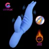 10 Modes Strong Vibrator Clitoral Stimulator Female Masturbator Vibrator Adult Sex Toy Soft Silicone G-spot Dildo Intimate Goods