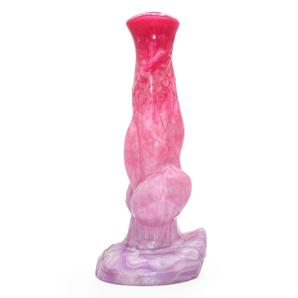 Silicone Dildos in Three Sizes in Fire Dragon and Peach Witch Long Size Dildos Sex Toy and Anal Plugs for Women