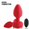 Light-emitting Remote Anal Plug Wireless Remote Control Male and Female Masturbation Vibrating Sex Toys Massager for Men