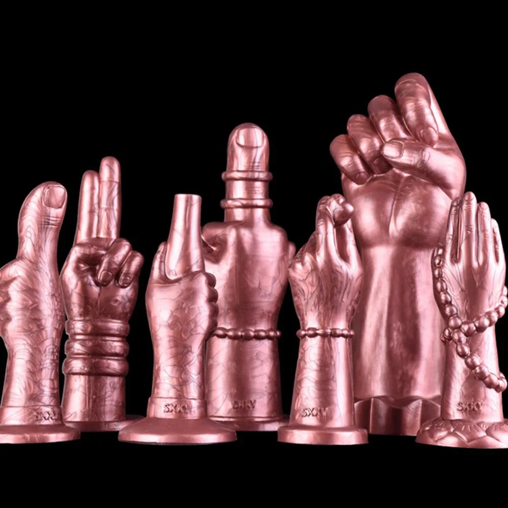 Silicone Fist Hand Dildo Anal Plug Set Men's and Women's Erotic Products Small Anal Dilation Alternative Sex Toys