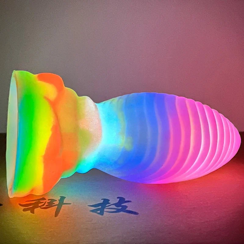 6 Inch Small Anal Plug for Women Glow in Dark Beginner Masturbation Luminous Butt Plug Gorgeous