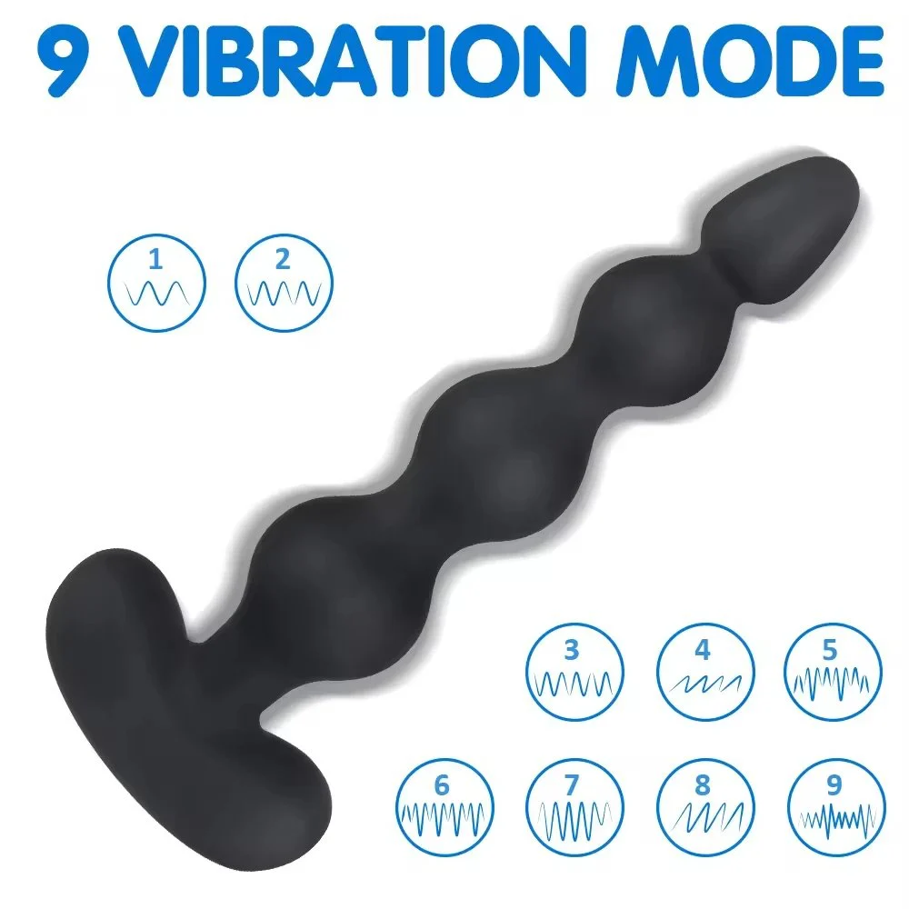 Electric Silicone Remote Vagina Vagina Sex Toy Vibrating Butt Plug Anal Beads Sex Toys for Men and Women