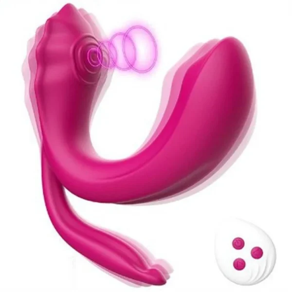 Female Masturbation Three Motors G Spot Wireless Remote Control Sucking Wearable Panties Vibrator Sex Toy