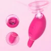 Female Soft Silicone Magnetic Rechargeable Sex Clitoral Sucking Vibrator Vaginal Stimulator Sex Toys