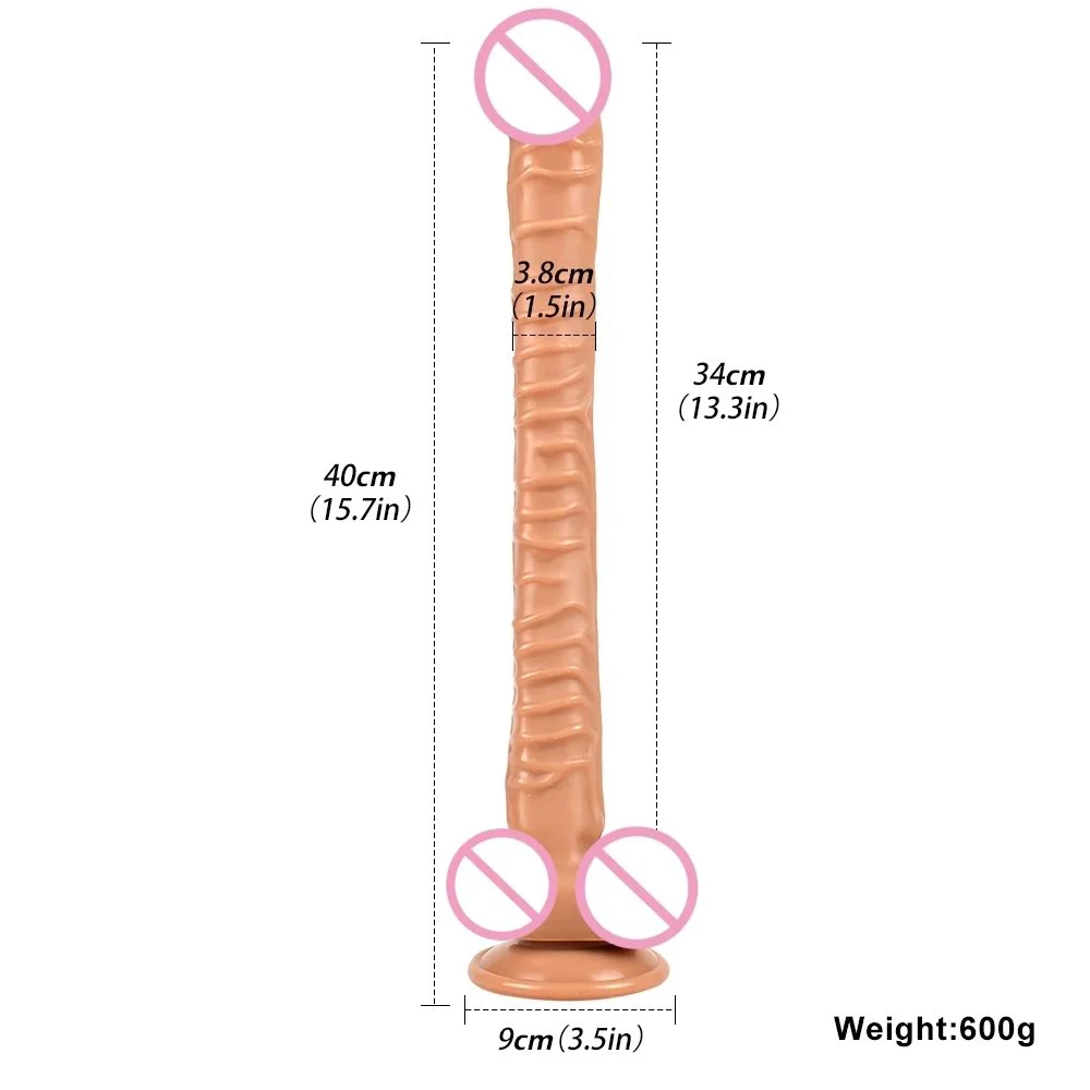40cm 15.7inch Body Safe Real Penis Realistic Dildo Sex Toys for Women Adult Product Big Dildos for Female