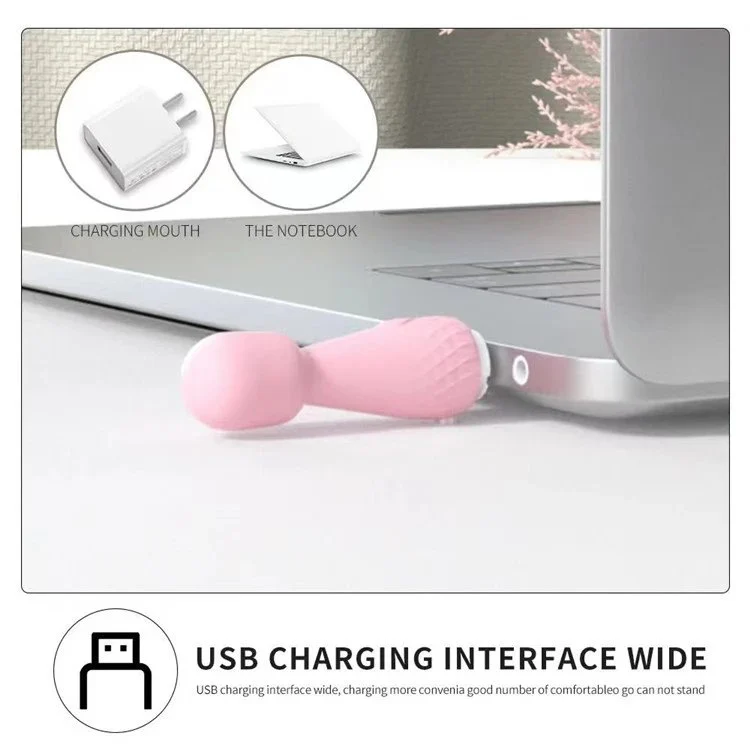 Mini Bullet Vibrator Sex Toys for Women Silicone USB G-Spot AV Stick Massage Vibrator