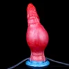 Silicone Sex Toy 9 Inch Fantasy Dragon Inflatable Water Spray Sex Toy with Strong Suction Cup Squirting Dildo Cock