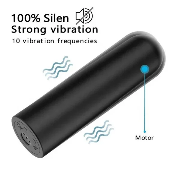 Mini Bullet Vibrator with 10 Frequencies Wireless Remote Control USB Power Supply for Couple Massage or Sex Toys Gift