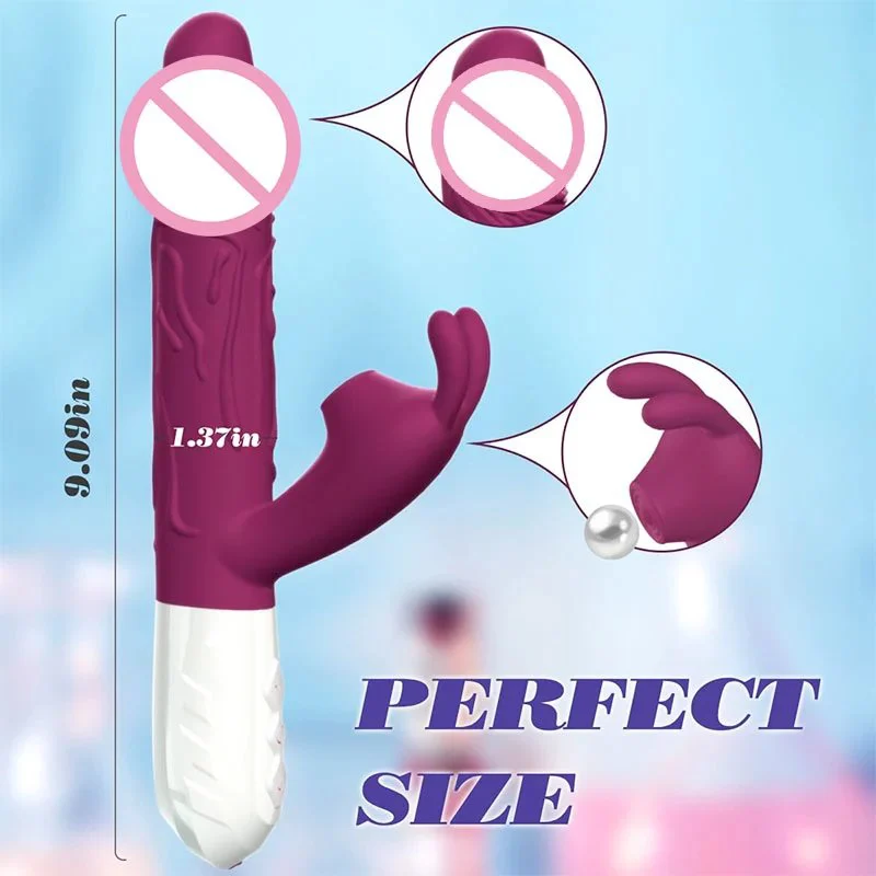 G-Spot Rabbit Vibrator for Female Masturbation with Heating Function