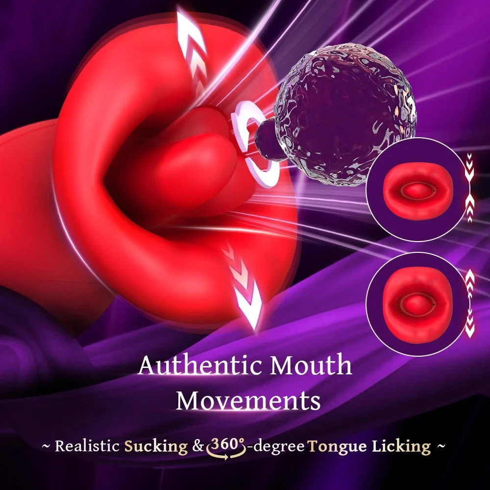 Female Masturbation USB Adult Sex Toy Women G Spot Stimulator Nipple Clit Licking Tongue Vibrator