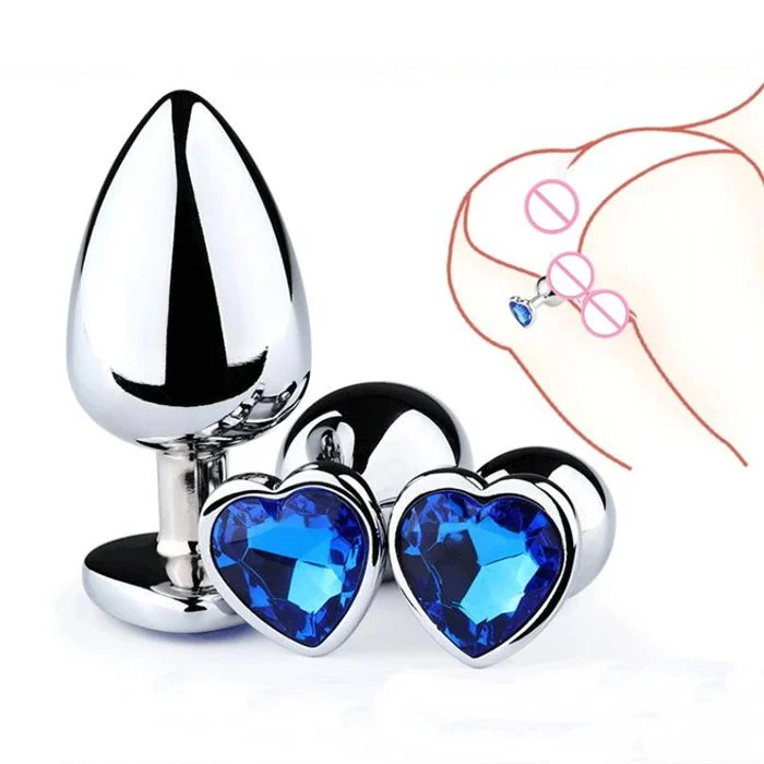 Colorful Anal Plug for Men or Women Metal Sex Toys for Anal Masturbation Ass Dilatation