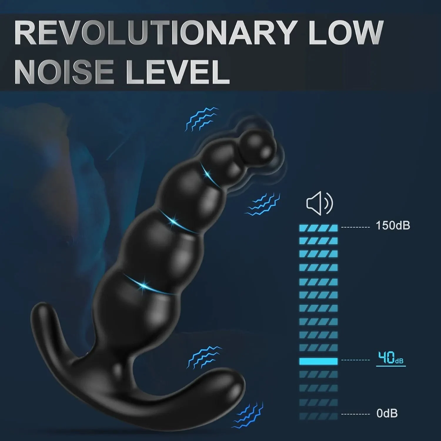 Prostate Trainer Remote Control Anal Plug with 9 Vibration Modes 100% Waterproof Eco-Friendly Silicone Unisex Adult Toy