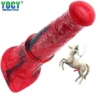 Adult Toys Animal Centaur Dong 11 Inches Silicone Colorful Art Craft Sex Toy Long Thick Large Horse Dildo