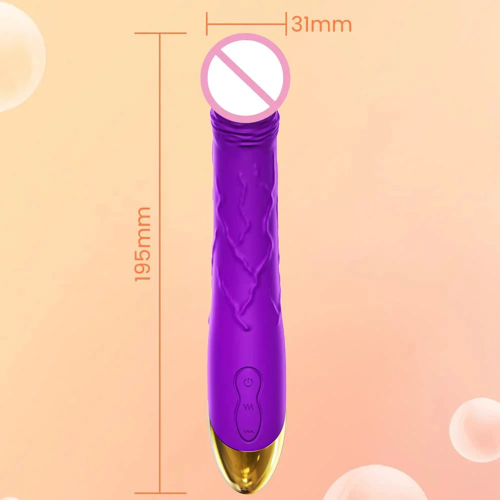 Gelance Realistic Dildo Vibrator for Women G-Spot Clitoral Nipple Stimulator 10 Speeds 10 Modes USB Rechargeable Adult Toy