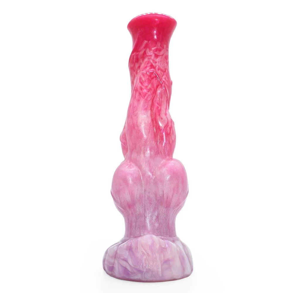 Silicone Dildos in Three Sizes in Fire Dragon and Peach Witch Long Size Dildos Sex Toy and Anal Plugs for Women