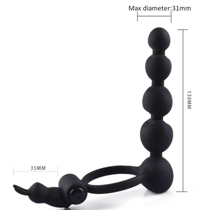 Male and Female Silicone Anal Plugs Anal Toys Locking Rings