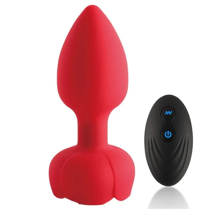 Remote Control Rose Anal Silicone Vibrator Premium Anal Sex Toy for Intimate Pleasure