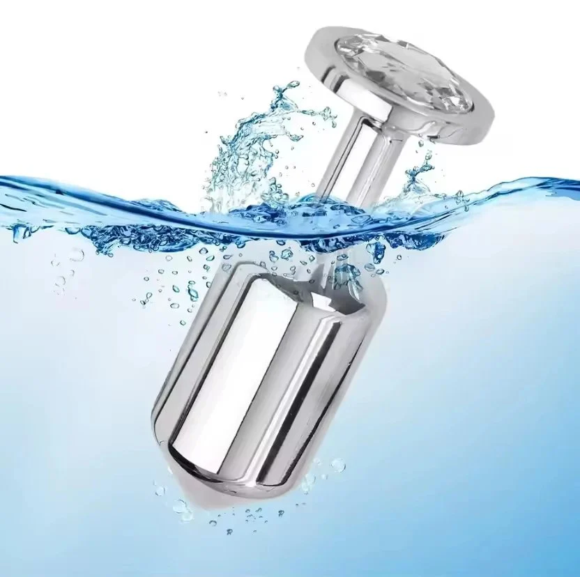 Metal Anal Butt Plug Small Medium Large Plug With Jewelry Based Wearable Sex Toy For Adult