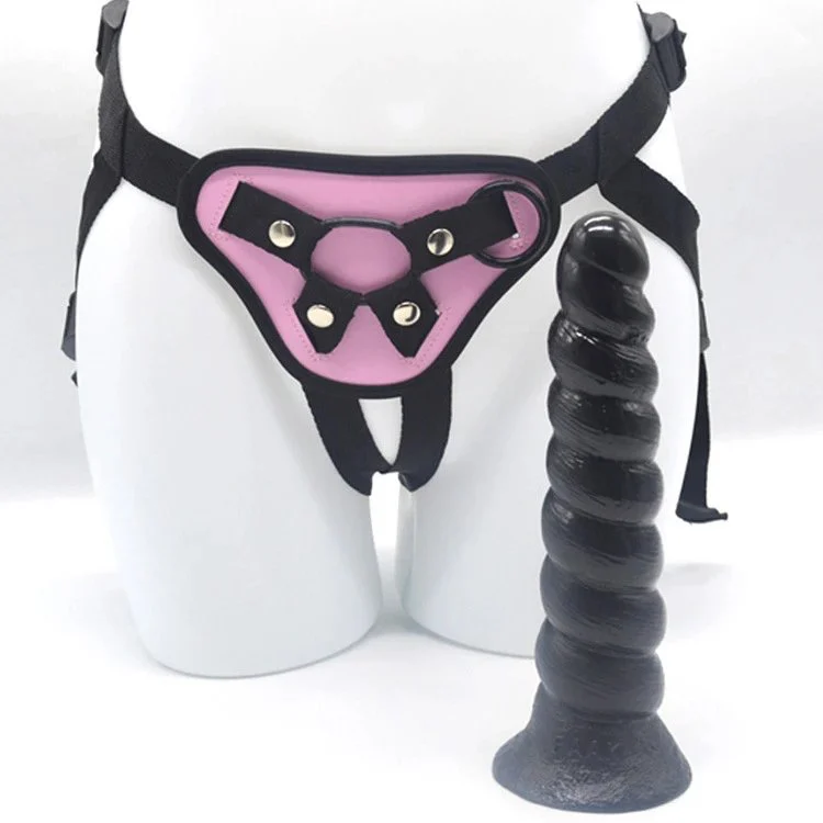 22cm Harness Butt Plug Plastic Dildo with Pants Penis with Belt Strapon Dildo Anal Pants Lesbian Sex Toy for Women