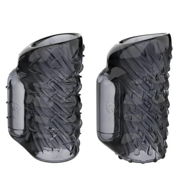 Stretchable Soft TPE Vibrating Penis Sleeve for Men Adult Cock Sleeve Sex Toys