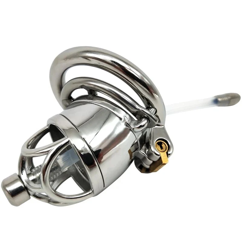 21B Men's Alternative Toys Go Out to Wear Lightweight Chastity Lock Bird Cage Travel Derailed with Lock Supplies
