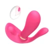 Female Invisible Remote Control Wearing Phallus Jump Egg Masturbation Device Vibration Massage Stick Adult Sex Toy