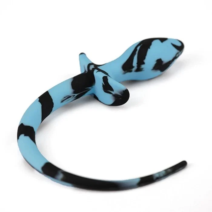 Purchase Fox Tail Silicone Anal Plug Sex Toys for Woman Men Cosplay Sex Game Butt Plug