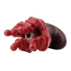 Red Glaze Fantasy Liquid Silicone Anal Expander Wearable Butt Plug Dual-Use Anal & Vaginal Adult Toy for 18+