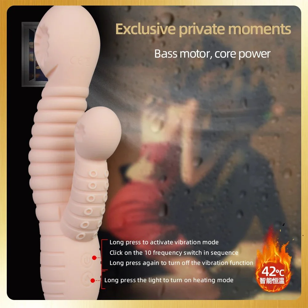 Fantasy Knot Realistic Dildo Vibrator Heating Remote Control 10 Vibration Modes G Spot Vibrator Sex Toy for Women Men