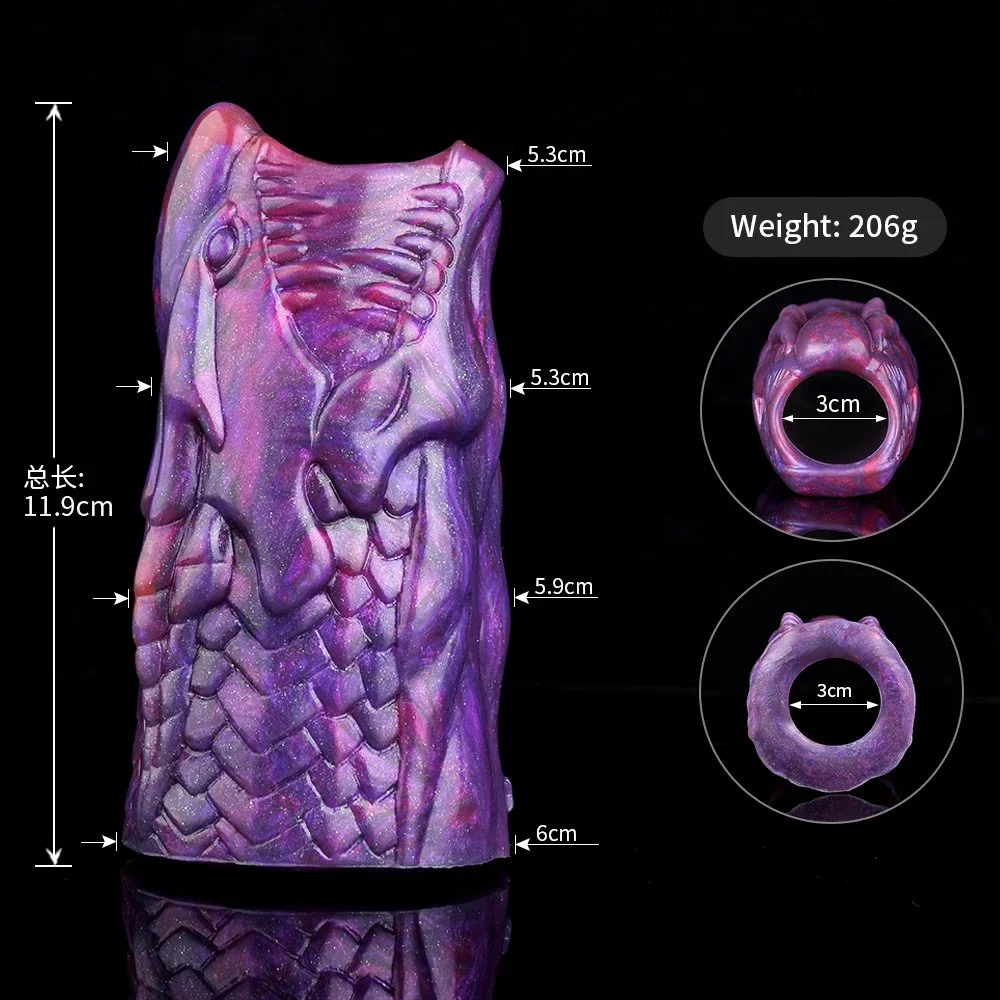 S M L Size Penis SleeveSilicone Cock Ring Penis Enlarger for Go-Long Stamina Extender Adult Male Sex Toys for Men