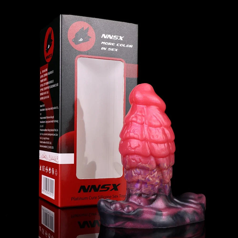 Red Dragon Fantasy Liquid Silicone Anal Plugs for Men and Women Large Size Anal Plugs Step up for Increased Friction